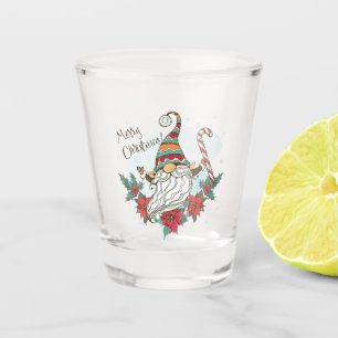 Christmas Gnome Shot Glass