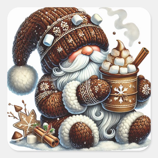 Christmas  Gnome Stickers (Front)