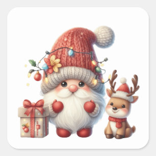 Christmas  Gnome Stickers