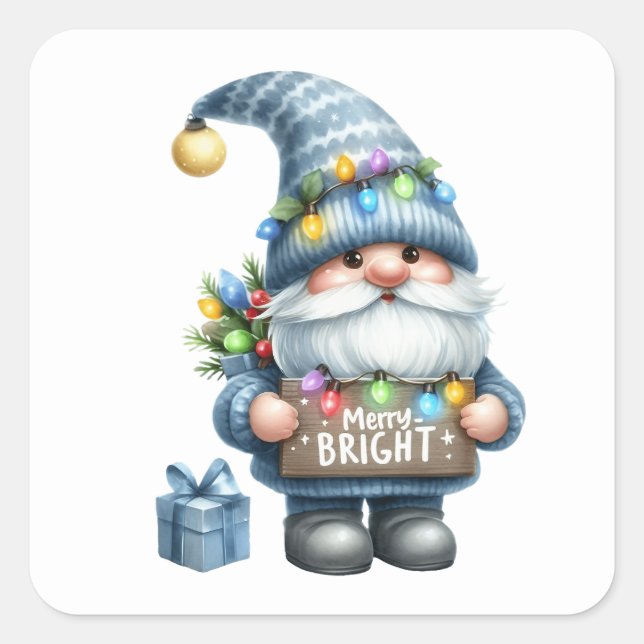 Christmas  Gnome Stickers (Front)