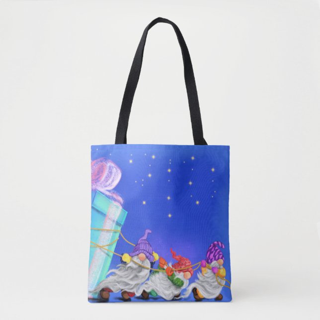 Christmas Gnome Tote Bag (Front)