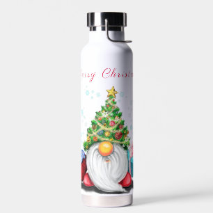 Christmas Gnome Water Bottle