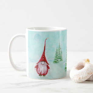 Christmas Gnome Whimsical  Coffee Mug