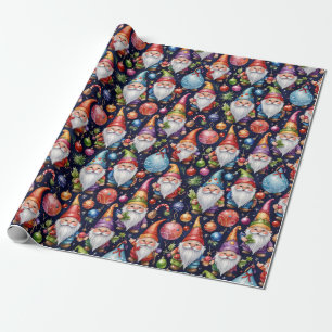 Christmas Gnome Wrapping Paper