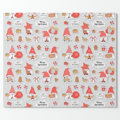 Christmas gnome Wrapping Paper