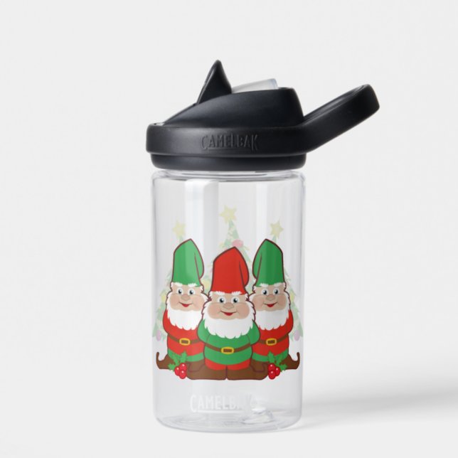 Christmas Gnomes CamelBak Water Bottle (Left)