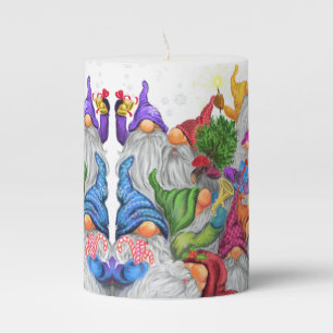 Christmas Gnomes Candle