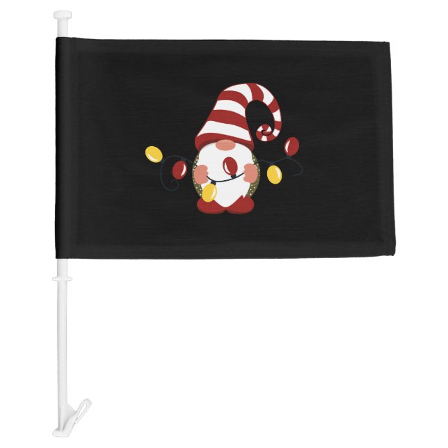 Christmas Gnomes Car Flag (Front)