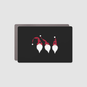 Christmas Gnomes Car Magnet