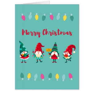 Christmas Gnomes Card