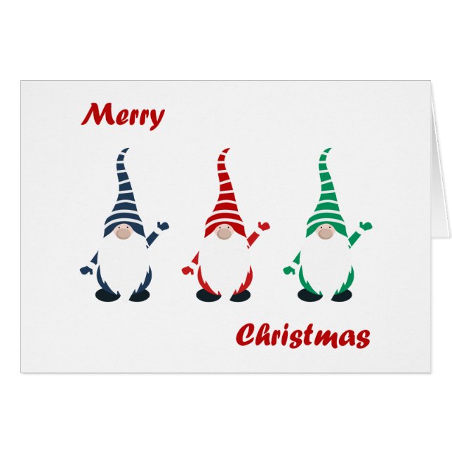 Christmas Gnomes Cards (Front Horizontal)