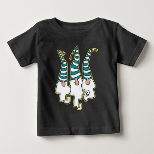 Christmas gnomes design baby T_Shirt