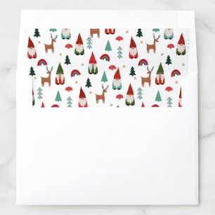 Christmas Gnomes Envelope Liner