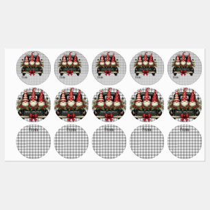 Christmas gnomes “From:” Labels