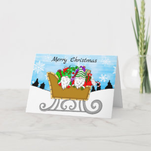 Christmas Gnomes   From Our Gnome to Yours Card