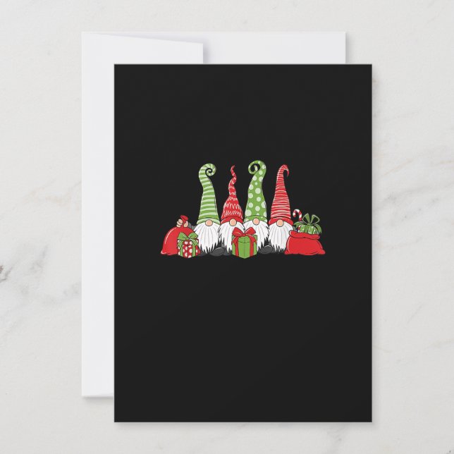 Christmas Gnomes Funny Christmas Eve Winter Vibes_ Invitation (Front)