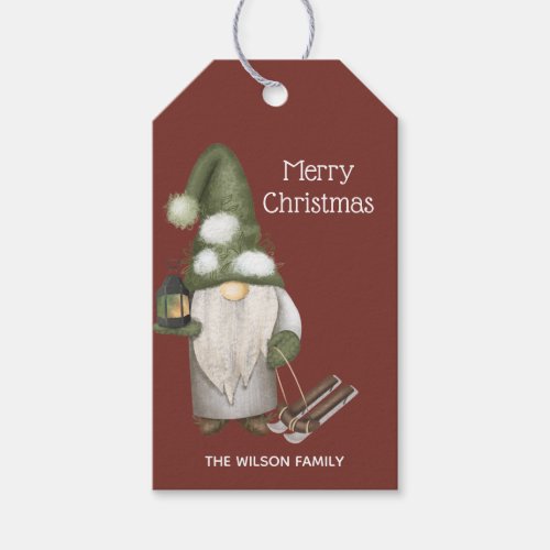 Christmas Gnomes  Gift Tags