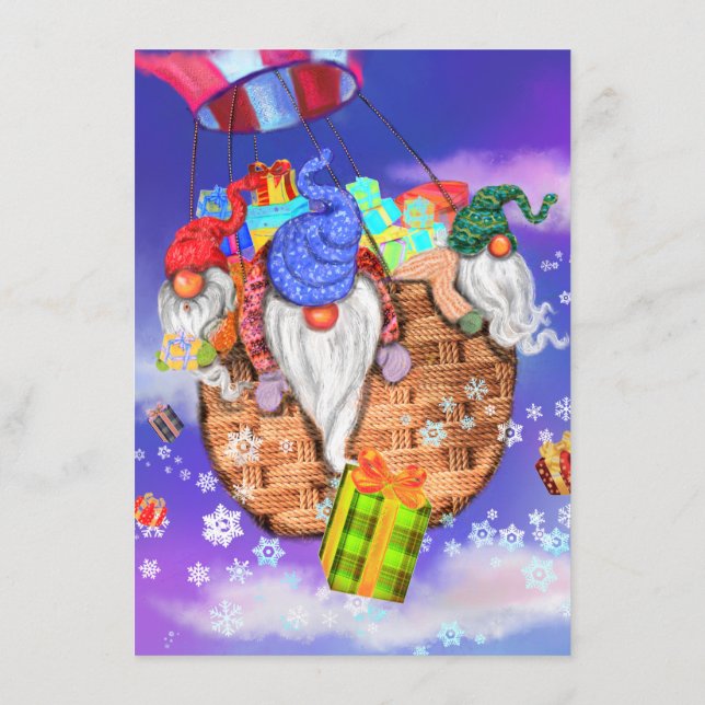 Christmas Gnomes Menu (Back)