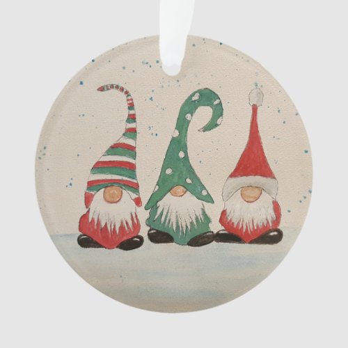 Christmas Gnomes Ornament