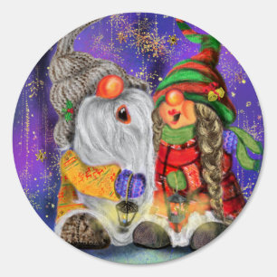 Christmas Gnomes Outdoor Sign
