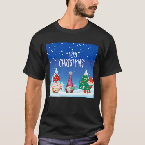Christmas Gnomes Party16 T_Shirt