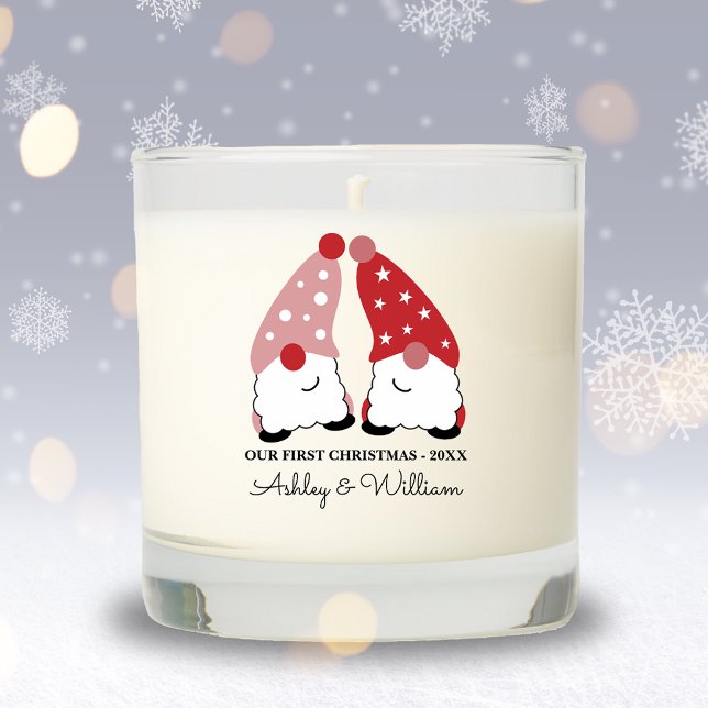 Christmas Gnomes Pink and Red  Scented Candle (Creator Uploaded)