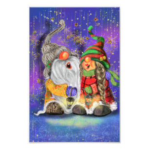 Christmas Gnomes Poster