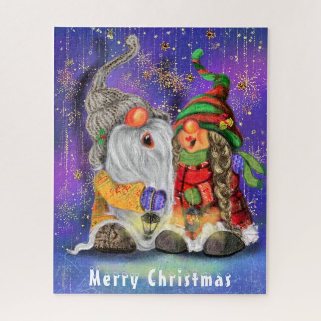 Christmas Gnomes Puzzle (Vertical)
