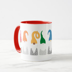 Christmas Gnomes (rainbow) Mug