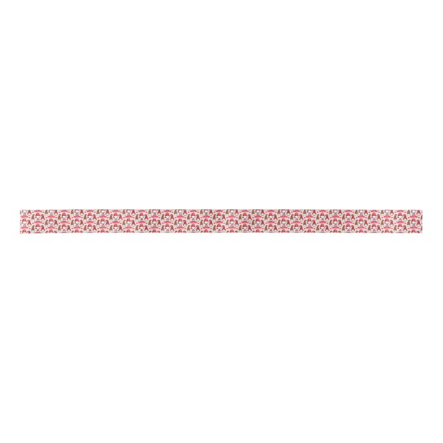 Christmas Gnomes Satin Ribbon (Front)