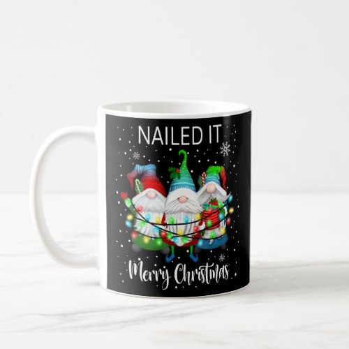 Christmas Gnomes Tangled Lights Merry Christmas Na Coffee Mug