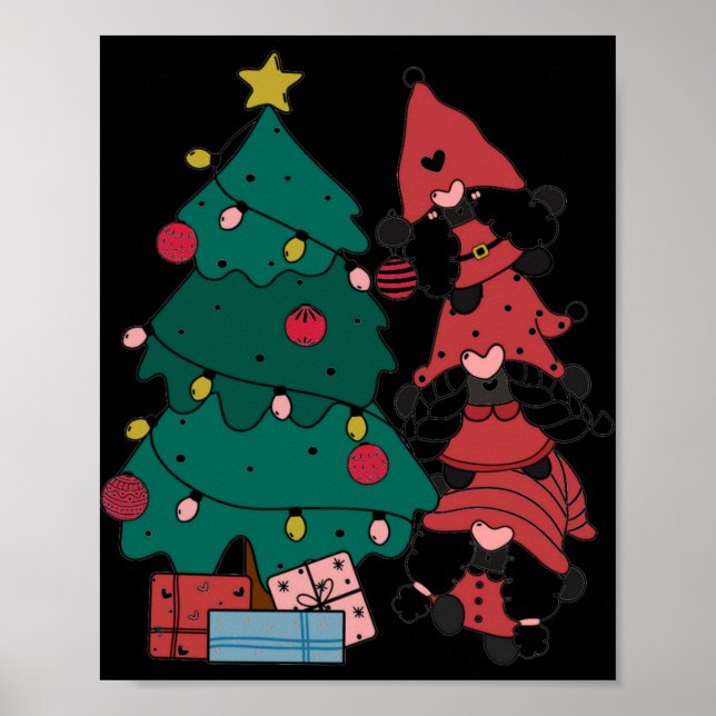 Christmas Gnomes Toddler T Shirt  Poster (Front)