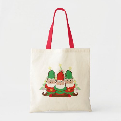 Christmas Gnomes Tote Bag