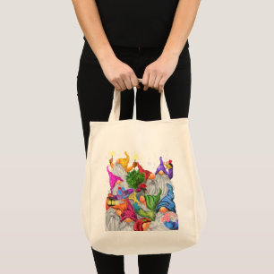 Christmas Gnomes Tote Bag Gift