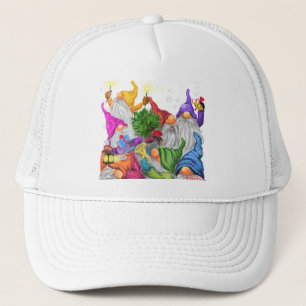 Christmas Gnomes Trucker Hat