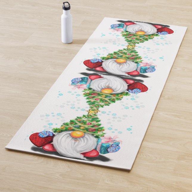 Christmas Gnomes with Gift Yoga Mat (In Situ)