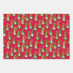 Christmas Gnomes Wrapping Paper