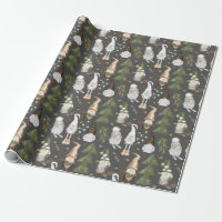 Christmas Gnomes Wrapping Paper