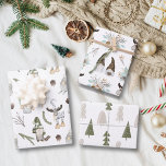 Christmas Gnomes Wrapping Paper Sheets<br><div class="desc">Transform Your Holiday Gifting with Charming Woodland Gnome Wrapping Paper. Get ready to make an unforgettable holiday impression with our charming Christmas gnomes wrapping paper that showcases a picturesque woodland scene featuring adorable gnomes, reindeer, and pine trees. This unique and high-quality paper will not only wrap your presents perfectly but...</div>