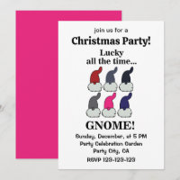 Christmas Gnomes Xmas Lucky Christmas Party