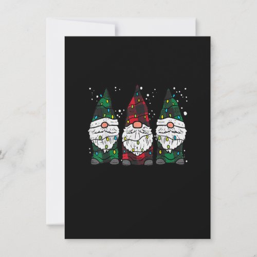 Christmas Gnomes Xmas Pajamas PJs Winter Holidays  Invitation