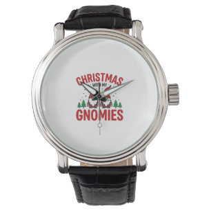 Christmas Gnomies Holiday Gnome Design Watch