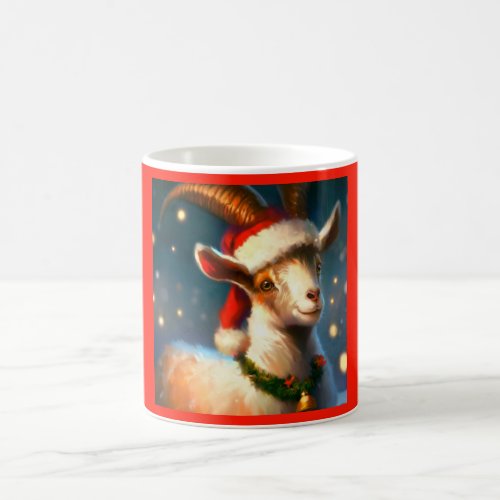 Christmas Goat 2 Coffee Mug