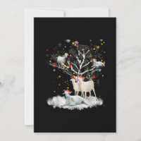 Christmas Goat On Tree Funny Santa Goat Lover Gift
