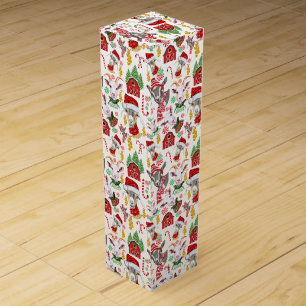 Christmas GOATS Candy and Jingle Bells GetYerGoat™ Wine Box