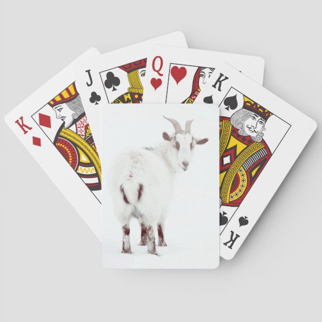 Christmas Goats Poker Cards (Back)