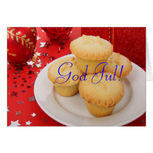 Christmas God Jul God jul og godt nytt år III Cards