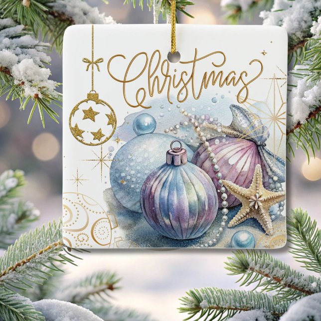 Christmas Gold and Soft Pastel Ornament (Creator Uploaded)