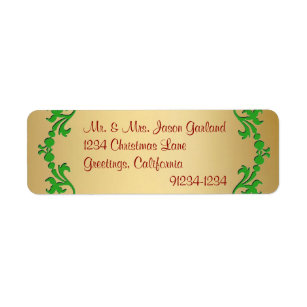 Foil Return Address Labels | Zazzle