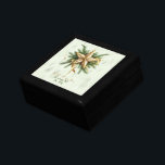 Christmas Gold Star and Ribbon Pine Branches Gift Box<br><div class="desc">Give your bride this beautiful gift with the surprise of an engagement ring wrapped inside.
A beautiful gold Christmas star with ribbons and pine branches
"with all my love"
"Do not open 'till"
"Dec. 25th."</div>